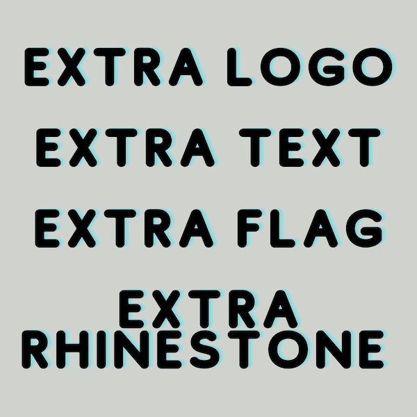 Extra text or logo for stole