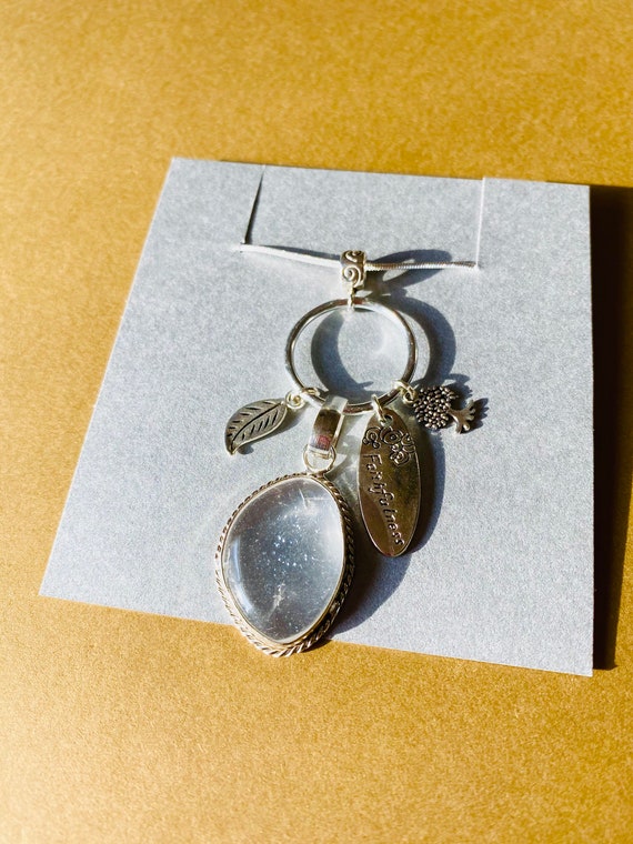 Natural Stone / Crystal Necklace Etsy