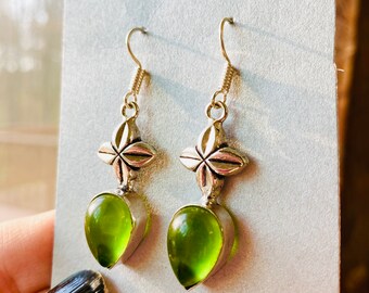 Natural Stone / Crystal Earrings