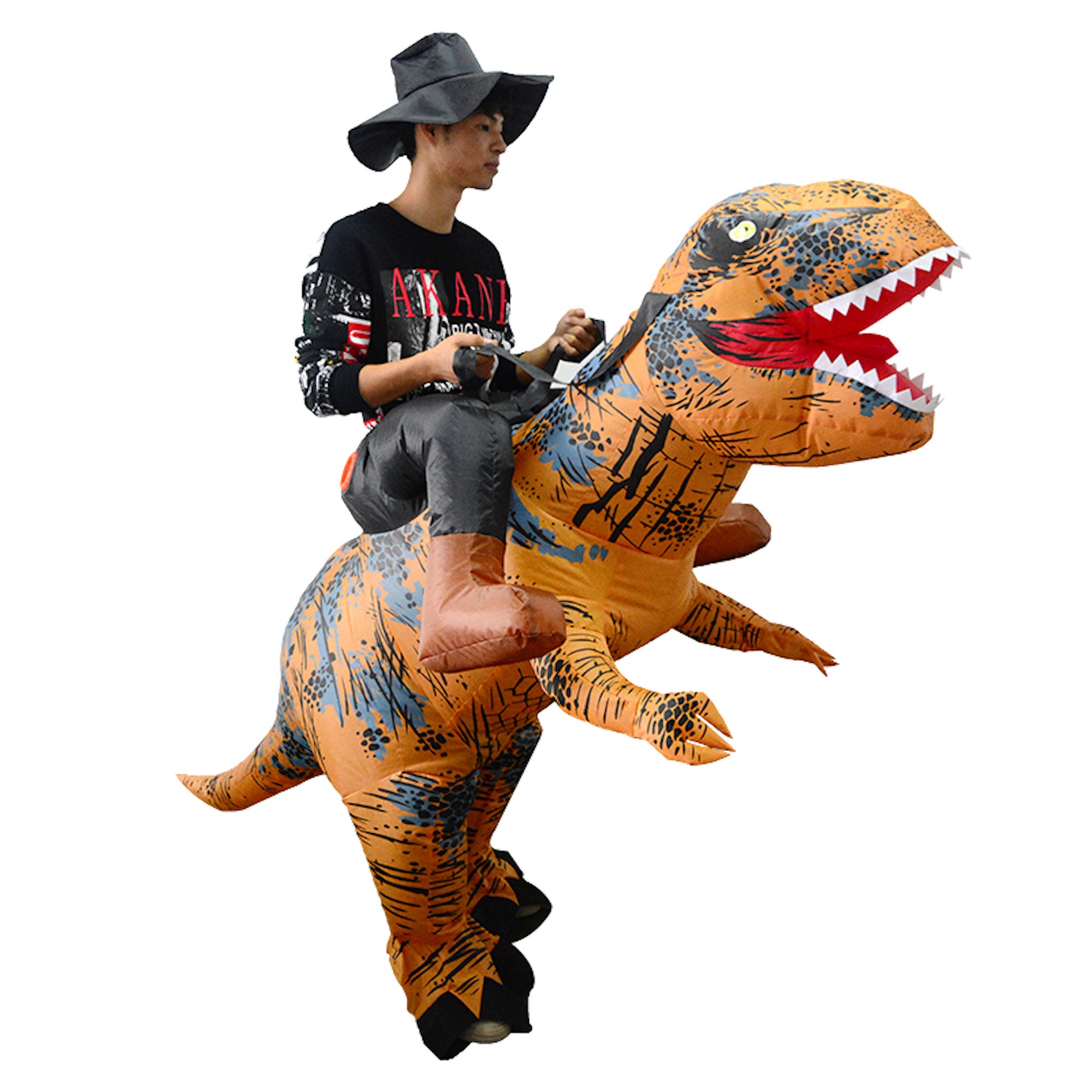 Adult Inflatable Rideon Trex Dinosaur Costume the Ultimate Etsy