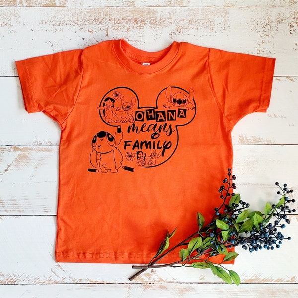 Ohana Means Family Shirt | Disney Family Shirt | Disneyland Shirt | Disneyworld Shirt | Lilo and Stitch Shirt | Disney Shirt