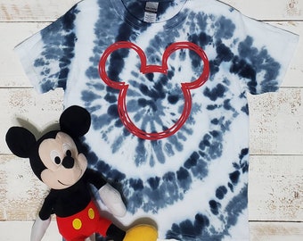 Camisa teñida con diseño de Mickey / Viaje familiar a Disneyland y Disneyworld