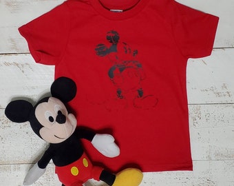 RETRO MUSSE PIGGS-TJÄRA | Musse Pigg-T-shirt | Disney-T-shirt | Perfekt för Disneyland-T-shirt | Disneyworld-T-shirt | Familjeresa-T-shirt!