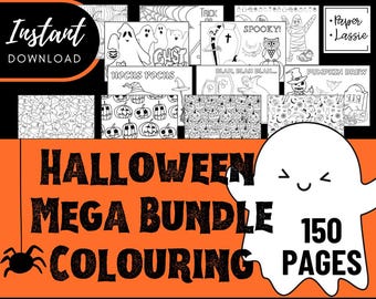 Colouring Activity Book: Summerween / Halloween MEGA Bundle | Children's Activities | Printable, PDF Download, PNG Files