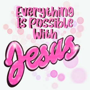 Pink PNG | Jesus PNG | Girl PNG | Instant Digital Download | Sublimation Design | Custom Design | Retro Png | Christian Png | Cricut Clipart