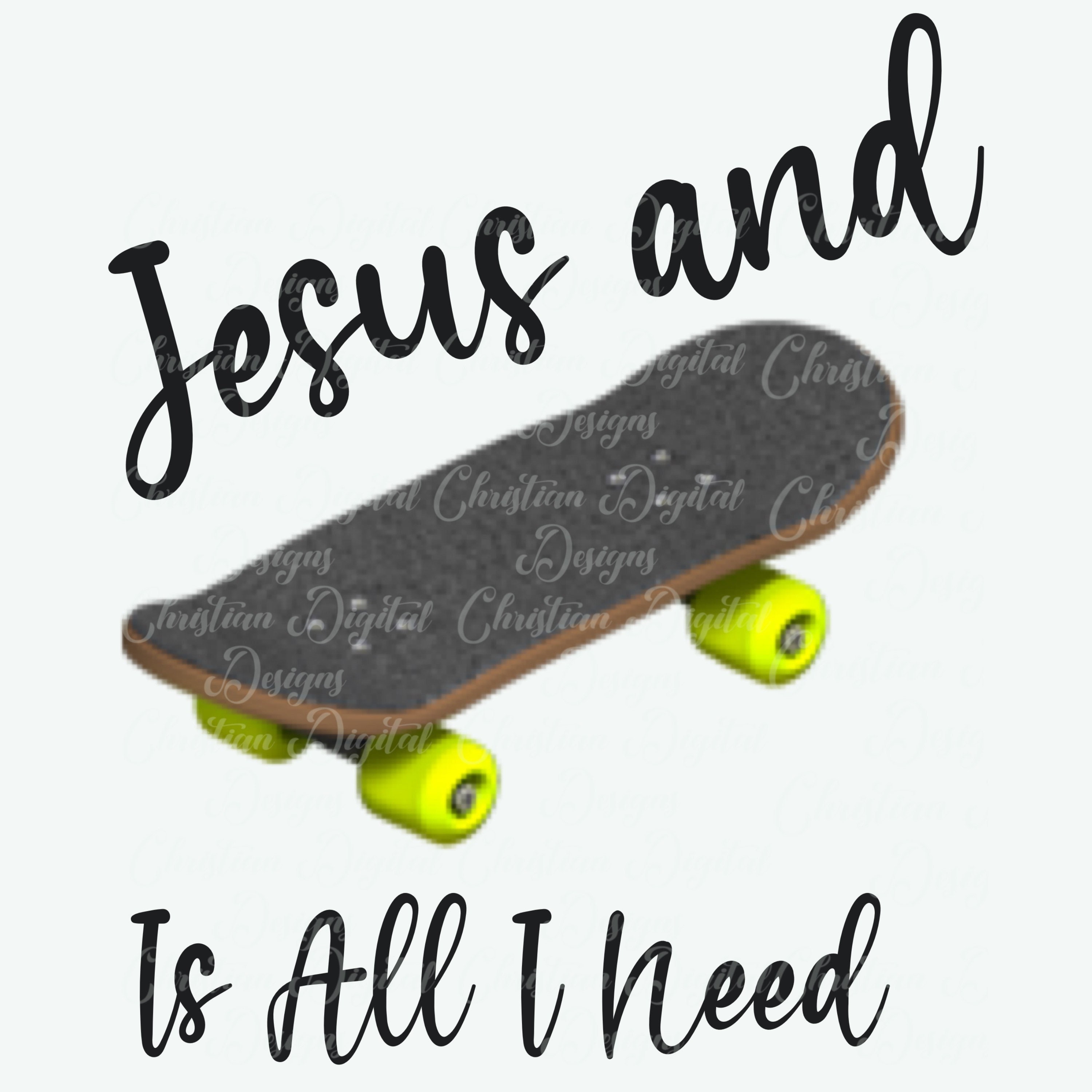 mulighed Få kontrol Stewart ø Skateboard Jesus - Etsy