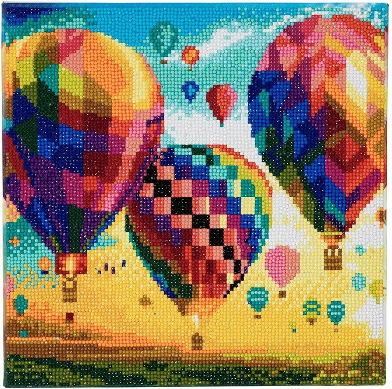 Craft Buddy Crystal Art/Diamond painting kit mounted on a Etsy