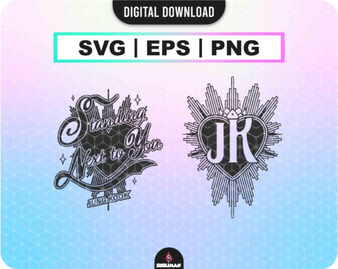 Jungkook Standing Next to You SVG / Bts Kpop PNG / Jung Kook Golden EPS ...