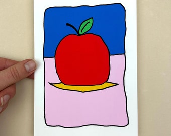 APPLE - Giclee Fine Art Print - 5x7