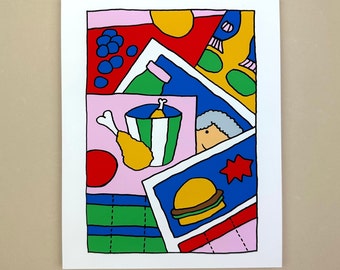 WEEKLY ADS - Giclee Fine Art Print - 8x10