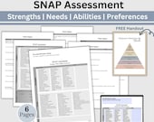 Social Work SNAP Assessment: Client Intake Form (Digital Download)