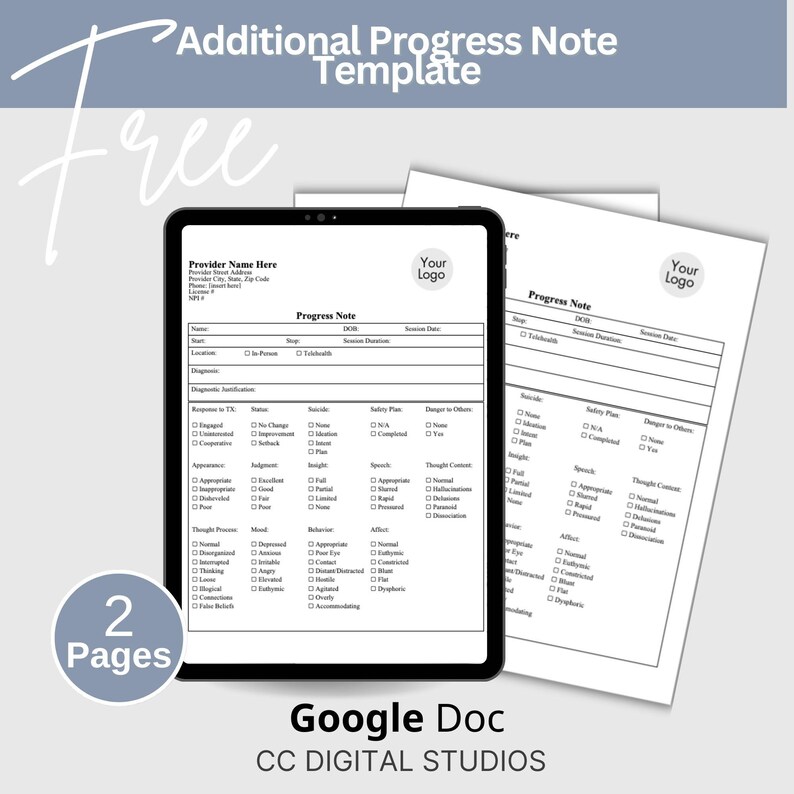 Mental Health Counseling Forms Bundle: Client Intake, Progress Notes ...