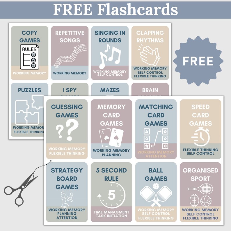 ADHD Executive Functioning Worksheets Bundle: Adult Therapy, Mental ...