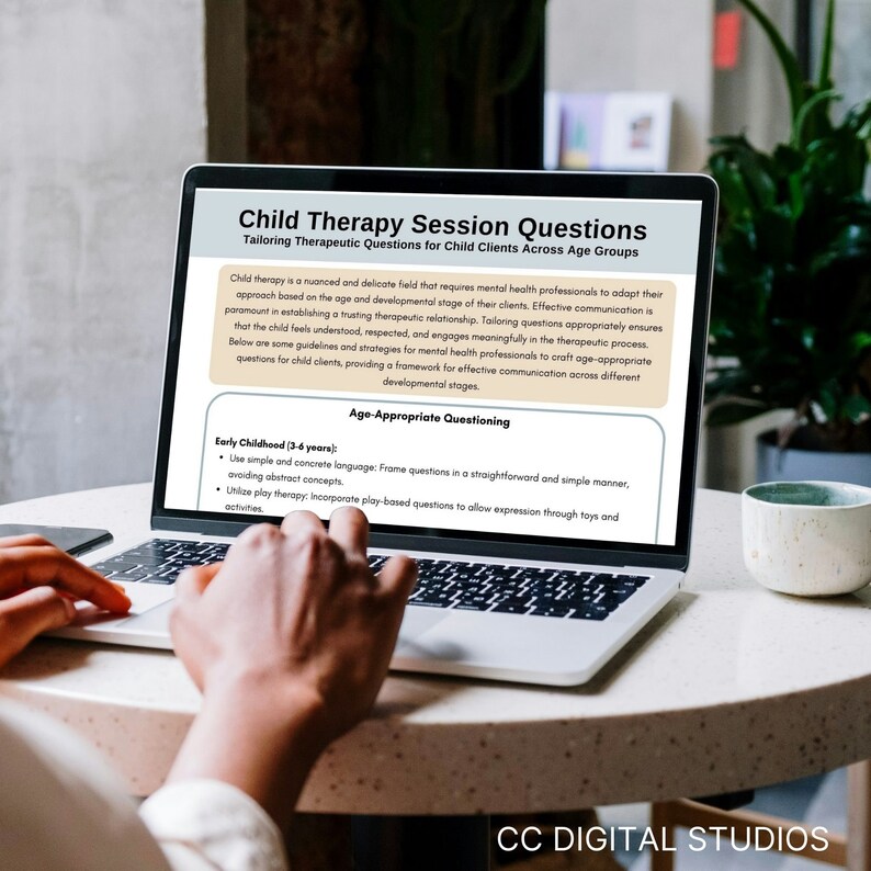1,430 Child Therapy Questions.  Therapy cheat sheets – resource for your counseling office, school psychology, or social work practice.  Child therapy tools