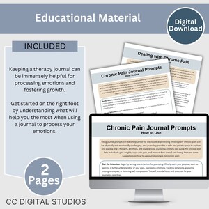 Tablet view of the digital download with legible fonts and tidy spacing, easy to read on phone, iPad, or desktop, and simple to print at home for binder use, therapy homework, or pain management programs.