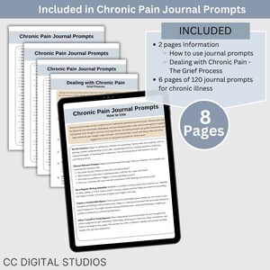 Close up of prompt page highlighting clear writing lines and gentle guidance for noticing flare triggers, pacing, emotions, and wins, helping users turn vague thoughts into specific insights they can share with care teams or keep private.