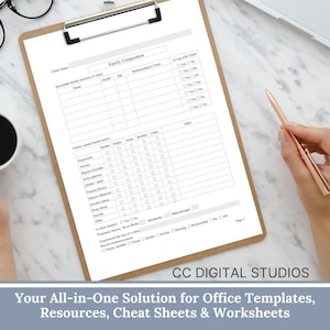 15-page comprehensive biopsychosocial fillable PDF template! Perfect for therapists, school psychologists, and professionals in psychology fields. Streamlining your therapist office, therapy  notes, psychology, therapy tool, therapy resource