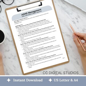 Therapy tool ADHD SMART Goals Planner page digital download designed for ADHD coaching, executive function support, objective-based goal setting worksheet