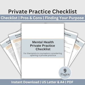 Checkliste für private praktischen