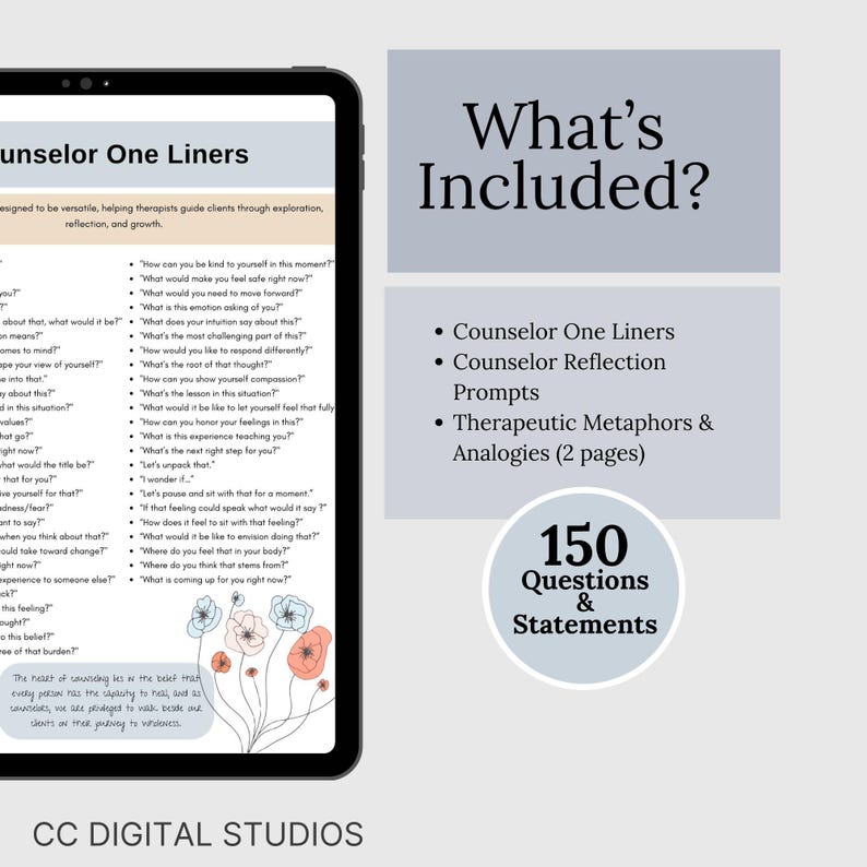 Therapist One-Liners, Reflection Prompts, and Metaphors cheat sheet.Therapist One Liners Mental Health Cheat Sheets, Counseling Tools, Reflection Prompts, Therapy Prompts, Therapy Phrases, Therapy Questions