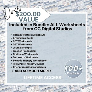 Lifetime access to worksheet bundle!