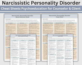 Foglio riassuntivo sul disturbo narcisistico di personalità: risorsa per terapeuti e clienti (download digitale)