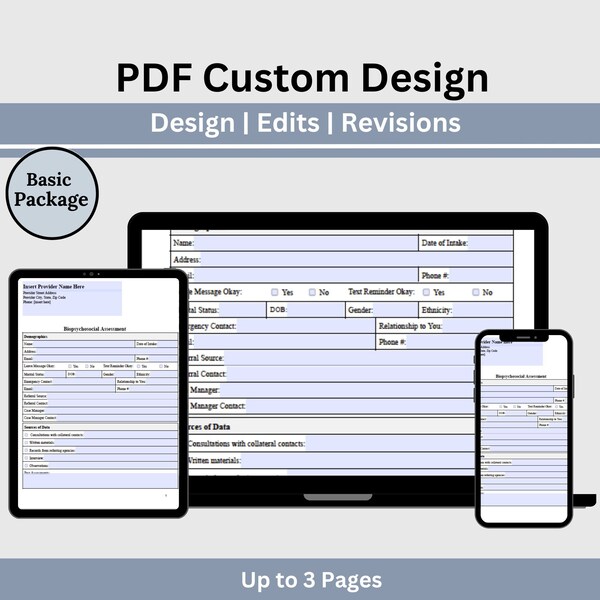 Benutzerdefiniertes PDF-Design, grundlegende benutzerdefinierte Pakete, ausfüllbare PDF-Design-Änderungen und -Überarbeitungen, benutzerdefinierte Vorlage, benutzerdefinierte Geschäftsformulare