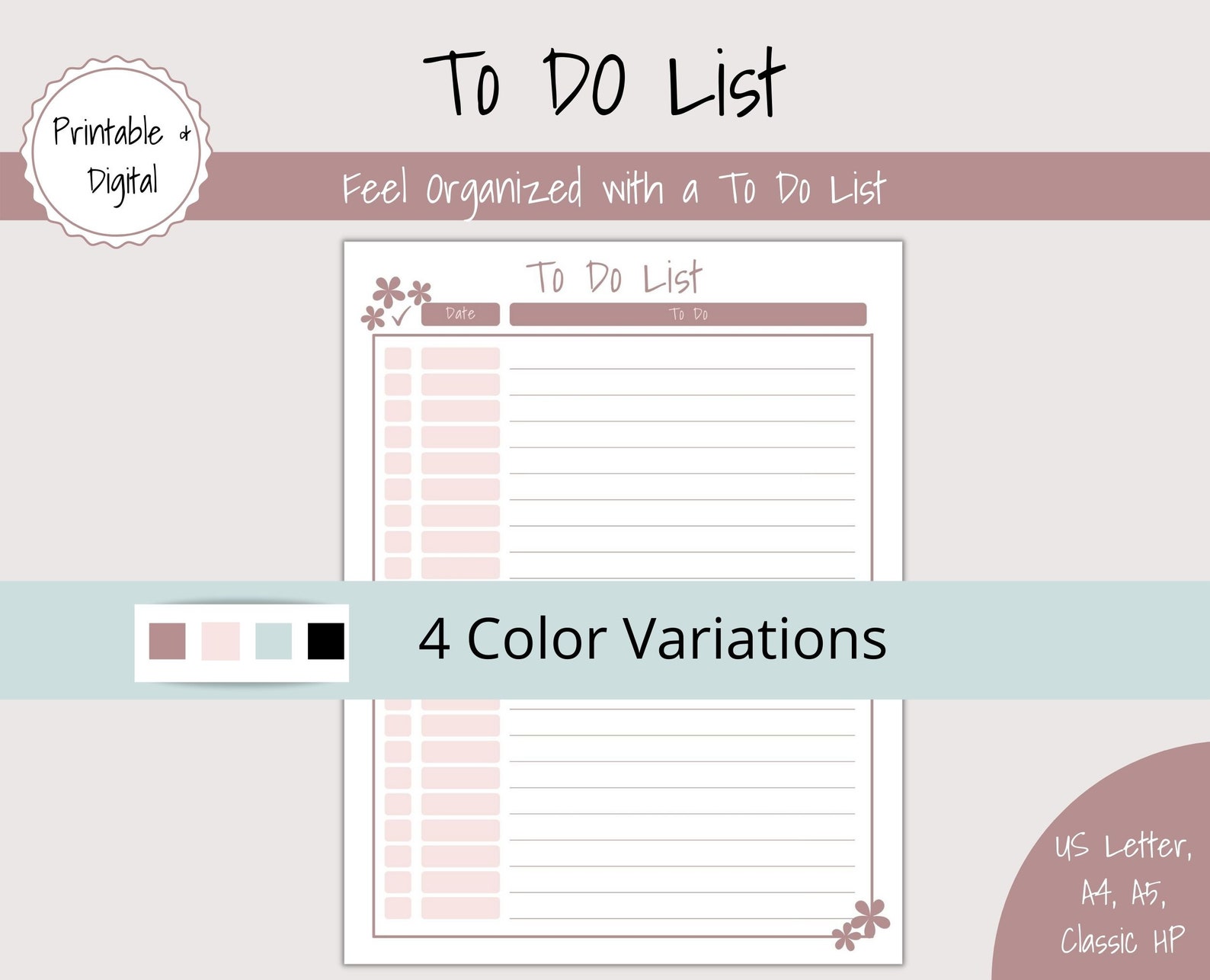 Printable to do list goodnotes planner inserts get etsy uk