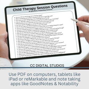 1,430 Child Therapy Questions.  Therapy cheat sheets – resource for your counseling office, school psychology, or social work practice.  Child therapy tools