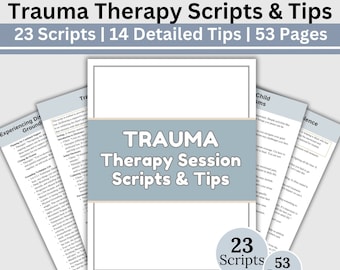 Guiones y consejos para la terapia del trauma: Guía práctica para terapeutas (descarga digital)