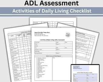Lista de verificación para la evaluación de las AVD: actividades de la vida diaria, terapia ocupacional domiciliaria (PDF rellenable)