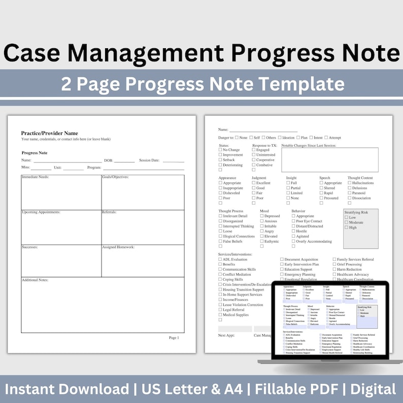 Case Management Template for Progress Notes. Tailored for case managers, school counselors, and social workers, this user-friendly template streamlines the process of recording progress notes effortlessly.