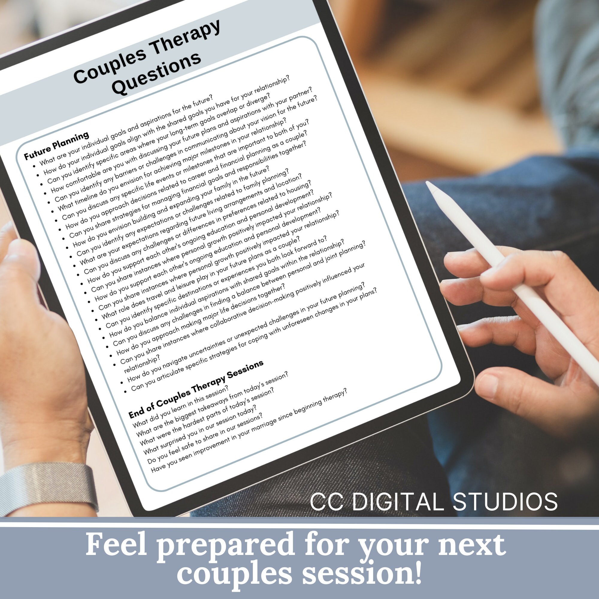 Couples Therapy Questions: SMART Goals, Conversation Starters (digital Download) - Etsy