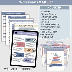 DBT coping skills printable showing distress tolerance DBT emotion regulation guidance worksheets for anxiety management therapy toolkit