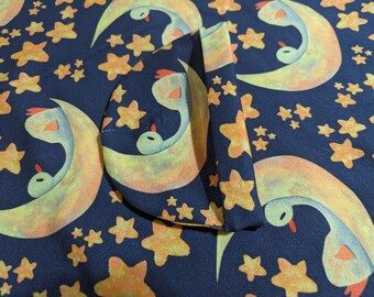 Conjunto de pañales para bebé con forma de ganso, manta con forma de media luna + gorro o diadema, manta vintage para recién nacidos de Mother Goose, regalo celestial hecho a mano