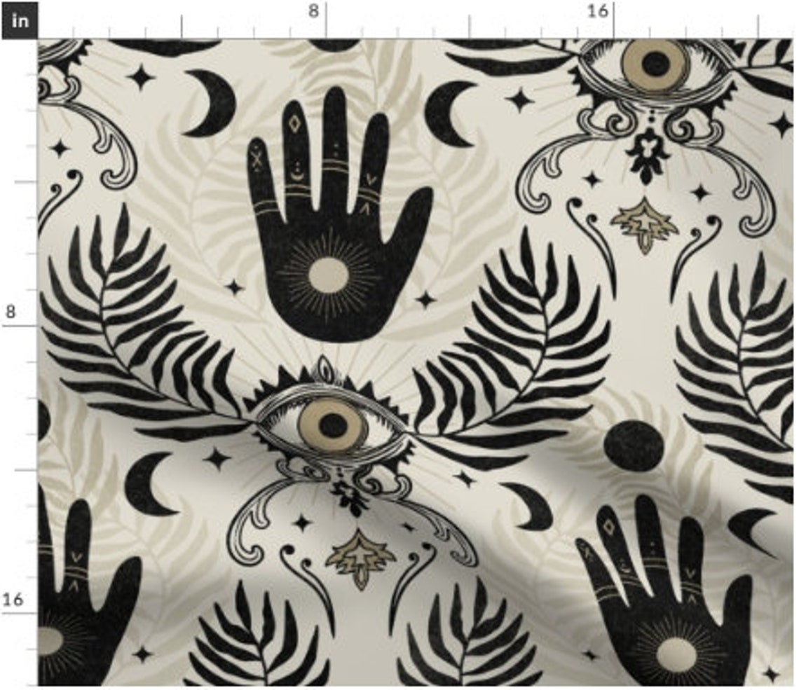 Goth Baby Blanket Black Cream Celestial Swaddle & Band or Etsy