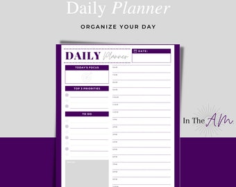 Ongedateerde dagelijkse planner