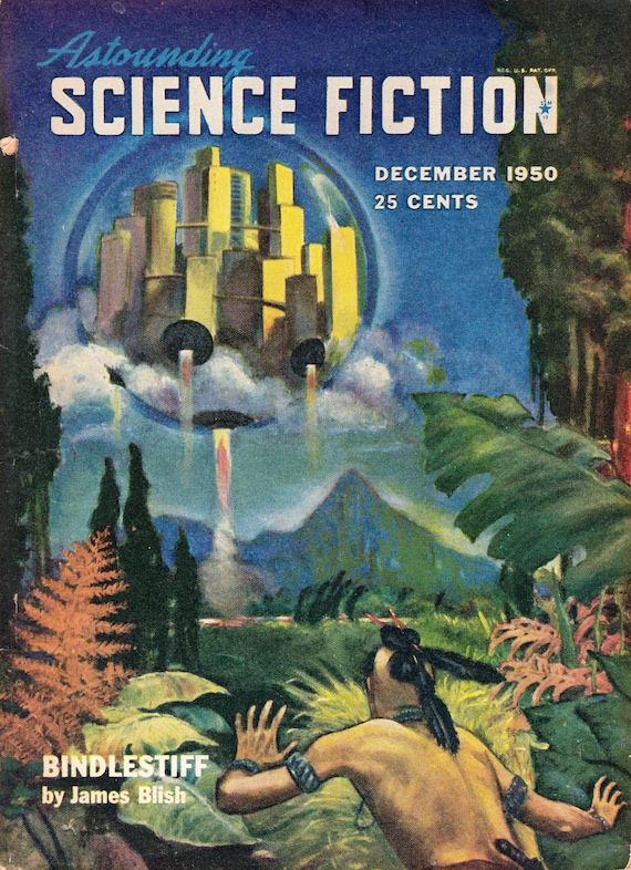 Vintage Astounding Science Fiction Magazine Cover Posters