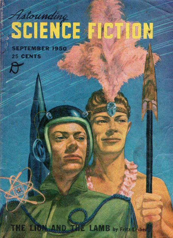 Vintage Astounding Science Fiction Magazine Cover Posters