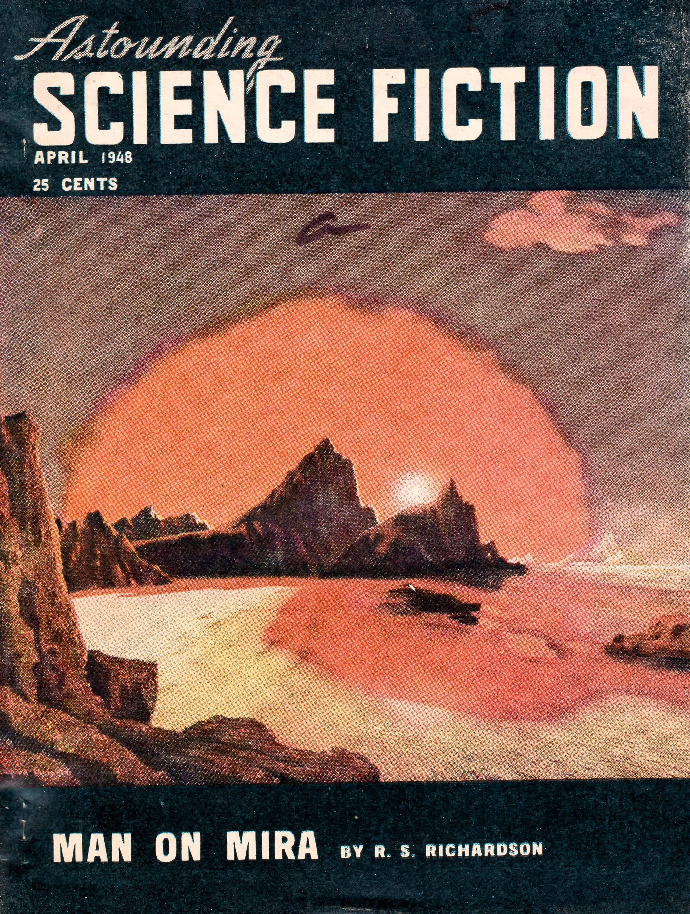 Vintage Astounding Science Fiction Magazine Cover Posters