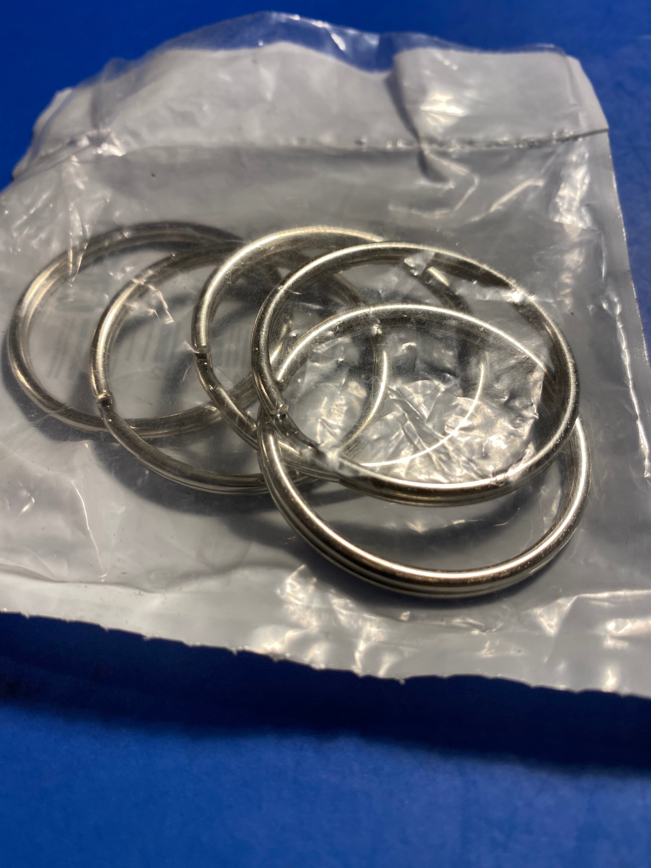 Split Rings. 38mm. Large Silver Stainless Steel Split Rings. Etsy