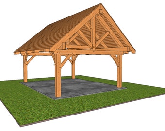 Pavilion Plans 16x20 - Etsy Australia