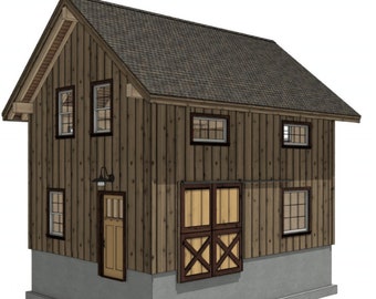 18' x 24' Hebron schuur I houtskeletplanset