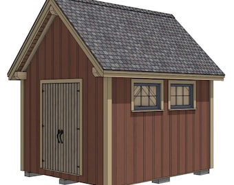 10 x 12' Bridgewater Shed II houtskeletbouwset