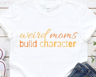 Camisa de personagem de construção de mães estranhas, camisa de mãe, presente engraçado de dia das mães, presente para esposa, camisa engraçada de mãe, presentes para mulheres