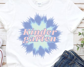 Team Kindergarten, Kindergarten Squad, Kinder Teacher Shirt, Teacher Shirt, Back To School, Kindergarten Teacher Shirt, Gift For Teacher