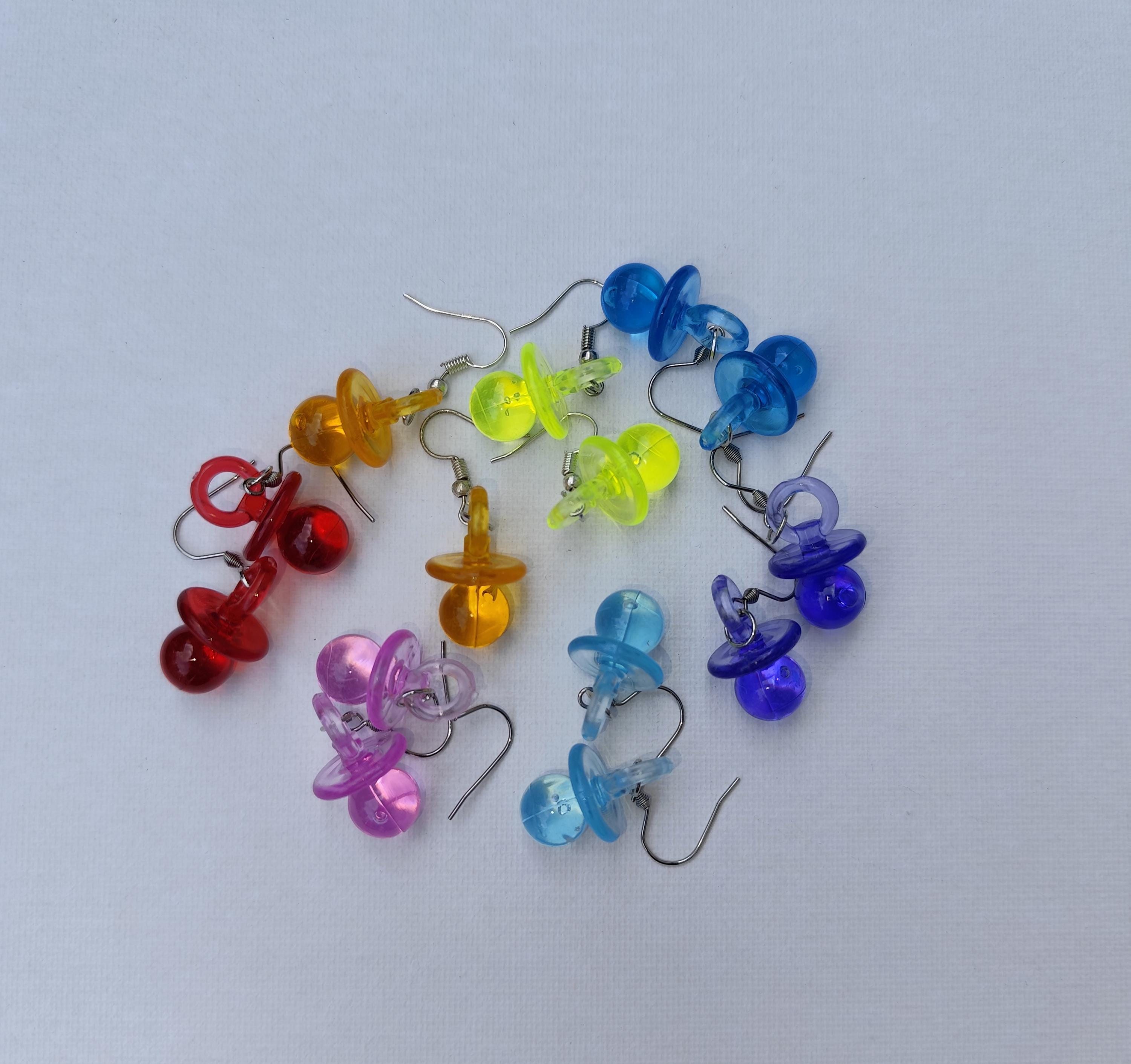 FUNKY GLITZER Eis-Ohrringe – Süß, Niedlich, Kitschig Im Retro Kawaii Style