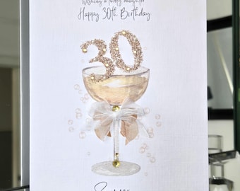 30th daughter birthday card, happy 30th birthday daughter card, lovely daughter 30th birthday card, 30 today birthday card, birthday card