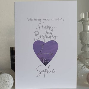 Carte d’anniversaire joyeux zodiaque personnalisée, carte d’anniversaire joyeux signe étoile personnalisée, carte d’anniversaire femme, carte d’anniversaire signe étoile