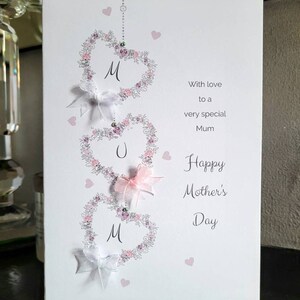Muttertagskarte, Herz-Muttertagskarte, besondere Muttertagskarte, Mothering-Sonntagskarte, ganz besondere Mama-Muttertagskarte